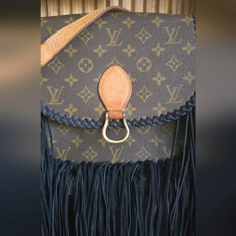 Louis Vuitton Fringed revamped Saint Cloud GM with Fringe & braiding